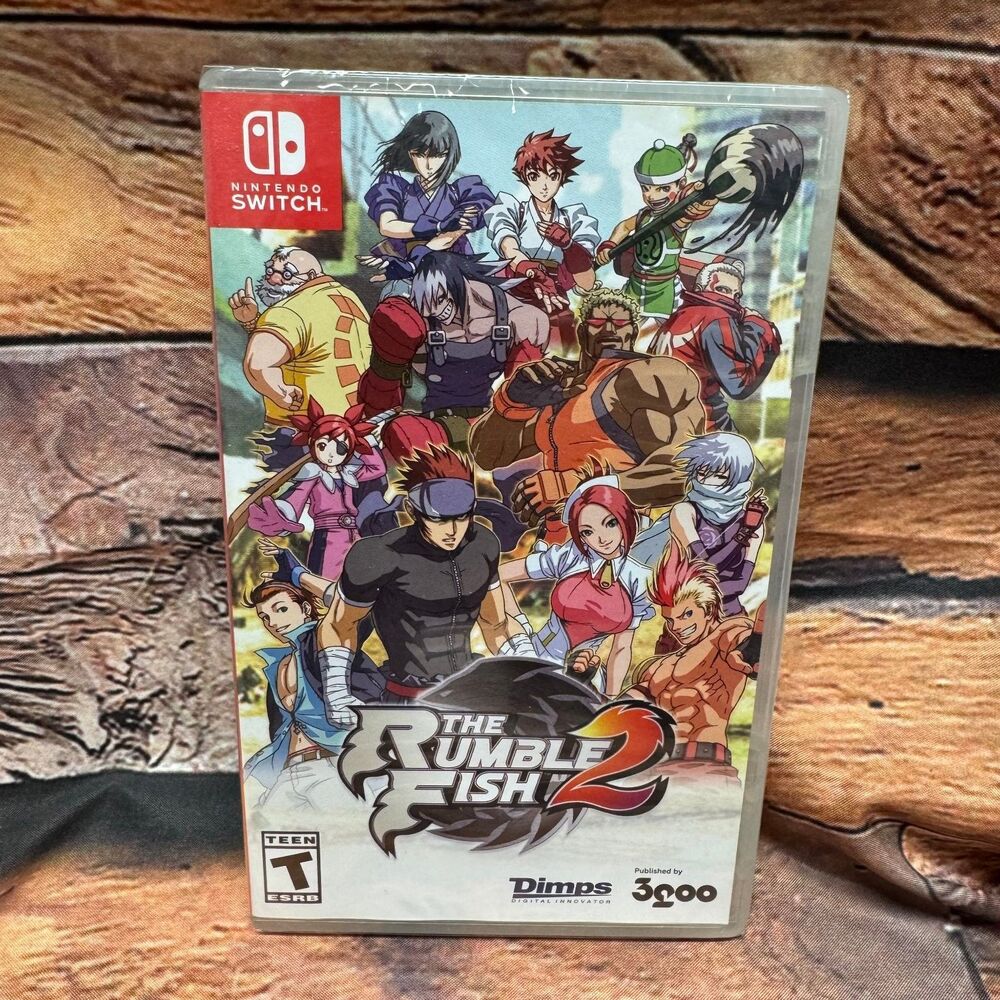 The Rumble Fish 2 Nintendo Switch Limited Run Games LRG Dimps 2D Fighting New